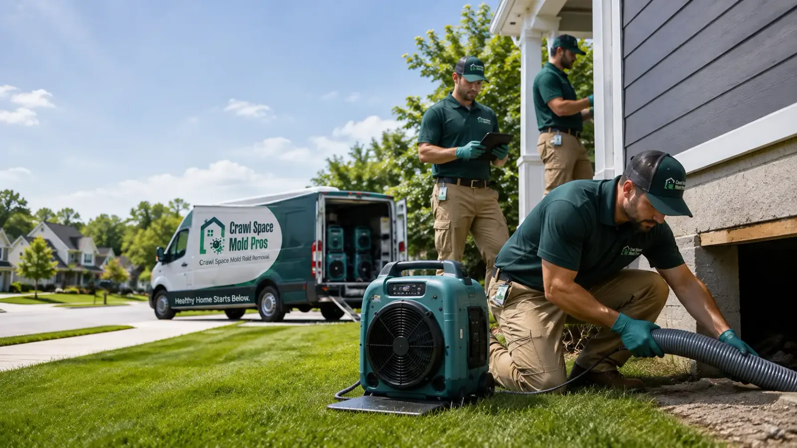 Crawl Space Mold Removal in Royalston, MA